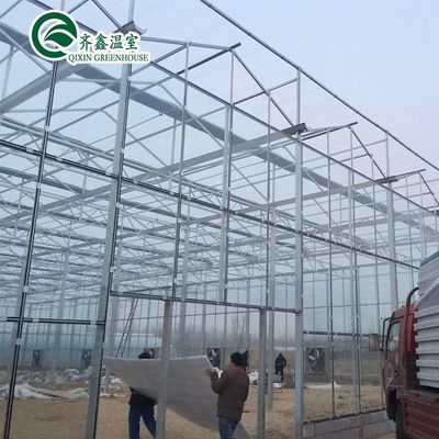 Serres agricoles multifonctionnées Abri préfabriqué contre la pluie pour la culture de tomates
