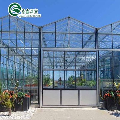 Tunnel de jardin de serre sur mesure avec feuille de verre ou de PC
